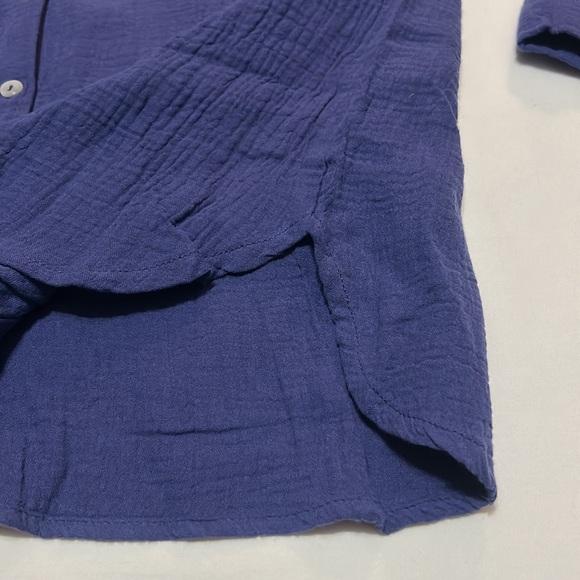 NWT Jessica Simpson Button Down Gauze Shirt Long sleeves Size M - Picture 4 of 4